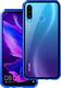 Dr. Fit Etui magnetyczne szklane Dr.Fit dwustronne do Huawei P30 Lite Niebieskie uniwersalny 2