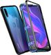 Dr. Fit Etui magnetyczne szklane Dr.Fit dwustronne do Huawei P30 Lite Czarne uniwersalny 1
