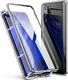 Dr. Fit Etui magnetyczne szklane Dr.Fit dwustronne do Huawei P30 Pro Srebrne uniwersalny 1