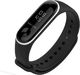 Alogy Opaska zamienna pasek alogy do Xiaomi Mi Band 3/4 czarno-biały uniwersalny 2