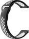 Alogy Sportowy pasek soft band Alogy do Samsung Gear S3/ Watch 46mm Czarno-biały uniwersalny 5