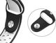 Alogy Sportowy pasek soft band Alogy do Samsung Gear S3/ Watch 46mm Czarno-biały uniwersalny 7