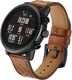 Alogy Skórzany pasek Alogy leather band do Xiaomi Amazfit Stratos 2 brązowy uniwersalny 1