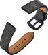 Alogy Skórzany pasek Alogy leather band do Xiaomi Amazfit Stratos 2 czarny uniwersalny 2