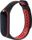 Alogy Sportowy pasek opaska alogy do Xiaomi Mi Band 3/4 czarno-czerwony uniwersalny 1
