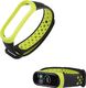 Alogy Sportowy pasek opaska alogy do Xiaomi Mi Band 3/4 czarno-zielony uniwersalny 1