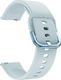 Alogy Gumowy pasek Alogy soft do Samsung Galaxy Watch Active 2 niebieski uniwersalny 1