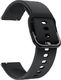 Alogy Gumowy pasek Alogy soft do Samsung Gear S3/ Watch 46mm czarny uniwersalny 2