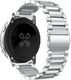Alogy Bransoletka Alogy Stainless steel do Galaxy Watch Active 2 44mm srebrna uniwersalny 3