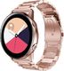 Alogy Bransoletka Alogy Stainless steel do Galaxy Watch Active 2 46mm różowa uniwersalny 1