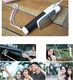 Selfie stick Rock Rock mini Selfie Stick kijek z lusterkiem Mini Jack Czarny uniwersalny 4