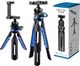 Selfie stick Apexel Apexel APL-JJ06 Statyw do telefonu aparatu Tripod stojak 1/4 Blue uniwersalny 1