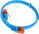 InLine kabel sieciowy U/UTP 1000 Mbit Cat.6 RJ45 Niebieski (71655B) 1