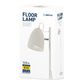 Lampa podłogowa Platinet PLATINET FLOOR LAMP METAL 40W WHITE H150 44917 3