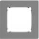 Karlik MINI Ramka pojedyncza szary mat (27MR-1) 1