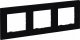 Legrand Niloe Step - ramka potrójna 3x- kolor czarny 863593 1
