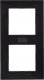 Legrand Niloe Step - ramka podwójna 2x- kolor czarny 863592 1