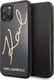 Karl Lagerfeld Karl Lagerfeld KLHCN61DLKSBK iPhone 11 czarny/black hard case Signature Glitter 1