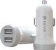 Ładowarka Devia Ładowarka samochodowa Devia Smart z kablem 8pin 2USB 3,1A biała 3