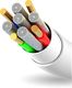 Kabel USB Dudao USB-A - Lightning 1 m Biały (52127) 3