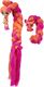 Spin Master Zestaw Candylocks Lalka Posie Peach & Fin-chilla 7.5cm 4