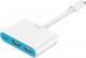 HUB USB iLuv USB-C - HDMI + USB-C + USB Biały  (ICB713WH) 1