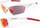 Accent Okulary Accent Racer biało-czerwone 2 pary soczewek uniwersalny 1