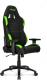 Fotel AKRacing Gaming Czarno-zielony (AK-K7012-BG) materiałowy + podkładka pod mysz 3
