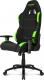 Fotel AKRacing Gaming Czarno-zielony (AK-K7012-BG) materiałowy + podkładka pod mysz 5