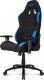Fotel AKRacing Gaming Czarno-niebieski (AK-K7012-BL) materiałowy 6