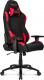 Fotel AKRacing Gaming Czarno-czerwony (AK-K7012-BR) materiałowy 4