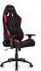 Fotel AKRacing Gaming Czarno-czerwony (AK-K7012-BR) materiałowy 8