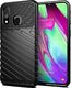 Hurtel Thunder Case elastyczne pancerne etui pokrowiec Samsung Galaxy A40 czarny uniwersalny 1