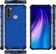 Hurtel Honeycomb etui pancerny pokrowiec z żelową ramką Xiaomi Redmi Note 8T niebieski uniwersalny 12