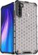 Hurtel Honeycomb etui pancerny pokrowiec z żelową ramką Xiaomi Redmi Note 8T czarny uniwersalny 1