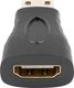 Adapter AV Lanberg HDMI Mini - HDMI czarny (AD-0037-BK) 2