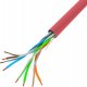 Przewód Lanberg UTP 100 MB/S 305m drut czerwony (LCU5-10CC-0305-R) 1