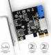 Kontroler Axagon PCIe 2.0 x1 - 2x USB 3.0 (PCEU-232VL) 3