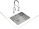 Zlewozmywak Teka Be Linea RS15 50.40 Stal polerowana (115000005) 2
