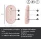 Mysz Logitech M350 Pebble Rose (910-005717) 6