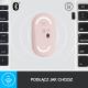 Mysz Logitech M350 Pebble Rose (910-005717) 5