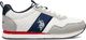 U.S. Polo Assn Buty męskie Exte białe r. 41 (NOBIL4250S0/MH1) 4