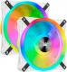 Wentylator Corsair iCUE QL140 RGB PWM 2-pack + Kontroler Biały (CO-9050106-WW) 1