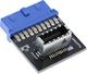 InLine USB 19 pin - USB 20 pin, Czarny (33446B) 1