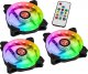 Wentylator Raijintek Iris 12 RBW ADD 3-pack + HUB + Pilot (0R40B00112) 1
