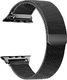 Alogy Bransoleta Milanese pasek Alogy do Apple Watch 1/2/3/4/5 38/40mm czarna uniwersalny 1