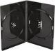 Amaray PUDEŁKO DVD 14MM 2 BLACK GLOSSY SIDE-BY-SIDE 1