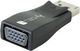 Adapter AV Techly DisplayPort - D-Sub (VGA) czarny 1