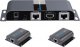System przekazu sygnału AV Techly HDMI 1x2 Extender/Splitter Set mit IR über RJ45 500m 1