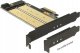 Karta sieciowa Delock PCIe-Card x4 > M2 KeyB + NVMe M.2 KeyM LowProfile 2